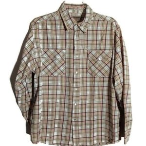 DeCoded plaid shirt with pearl snaps